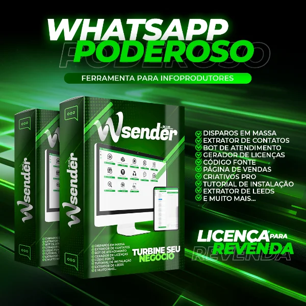 Wasender Automação Whatsapp Revenda + Gerador De Licenças