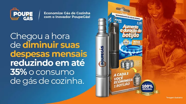 POUPEGAS - ECONOMIZADOR DE GAS DE COZINHA 