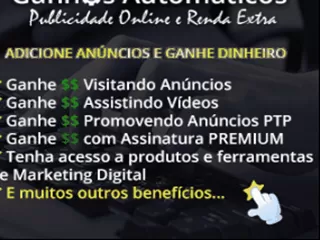 DESCUBRA COMO GANHAR DINHEIRO COM A PLATAFORMA GANHOS AUTOMÁTICOS.