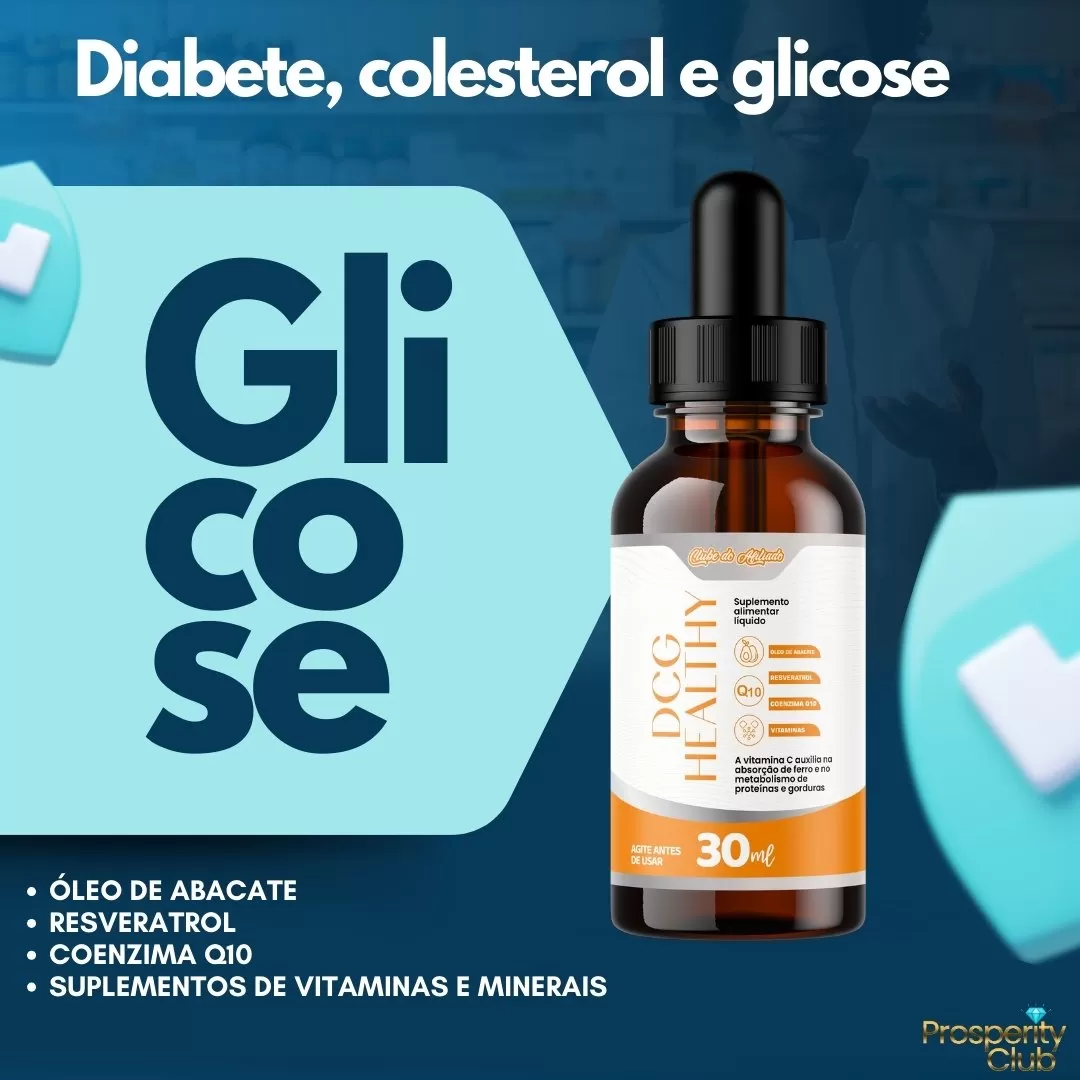 DCG HEALTHY SUPLEMENTO PARA DIABETES, COLESTEROL E GLICOSE!