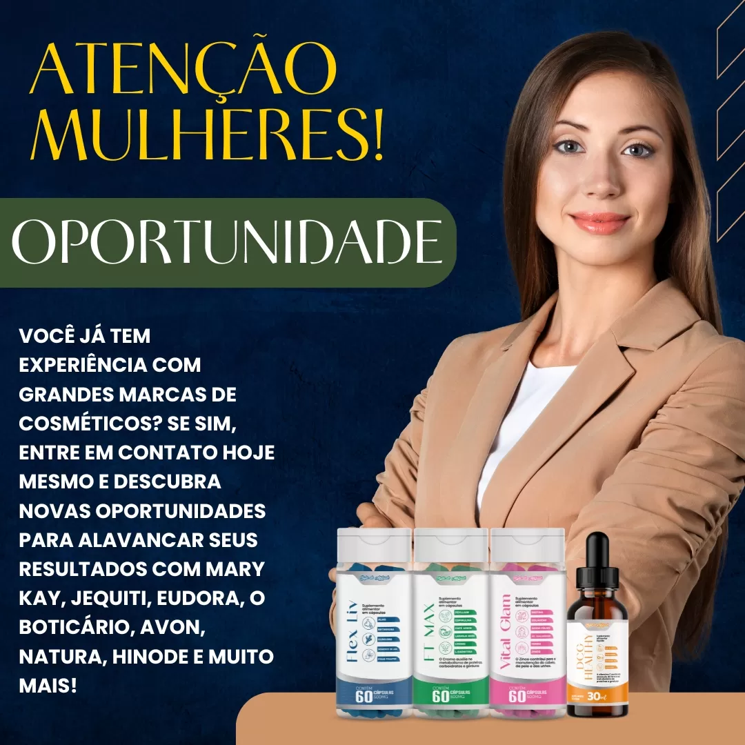 SEJA VENDEDORA DE SUPLEMENTOS DA PROSPERITY CLUB E FATURE ATÉ R$ 1.500 MENSAIS!