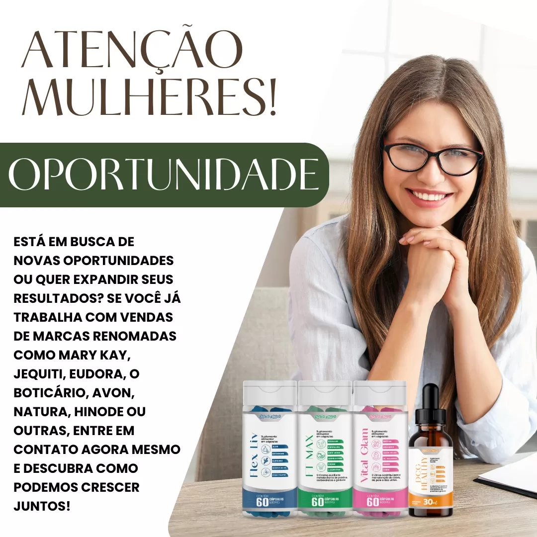 SEJA VENDEDORA DE SUPLEMENTOS DA PROSPERITY CLUB E FATURE ATÉ R$ 1.500 MENSAIS!