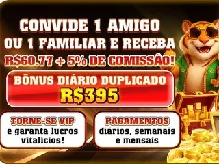 Indique 1 amigo = Ganhe R$60.77 + até 5% de comissão | Login diário com bônus de 10–100x